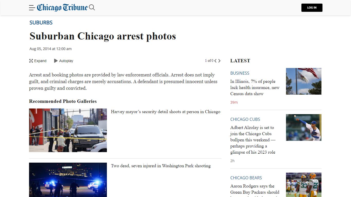 Suburban Chicago arrest photos – Chicago Tribune